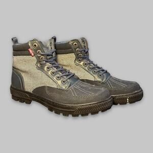 Levi’s Strauss & Co. Men’s Denim & Leather Lace-Up Boots - Size 9